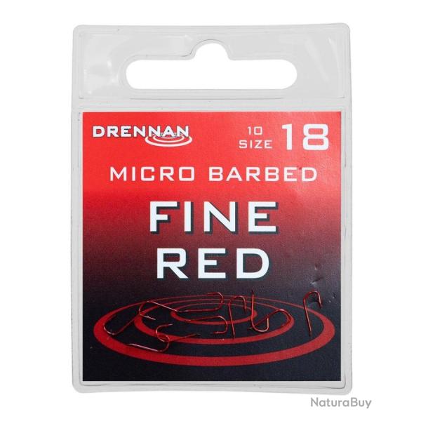 DRENNAN HAME�ONS FINE RED BARBED 10PCS DRENNAN 18