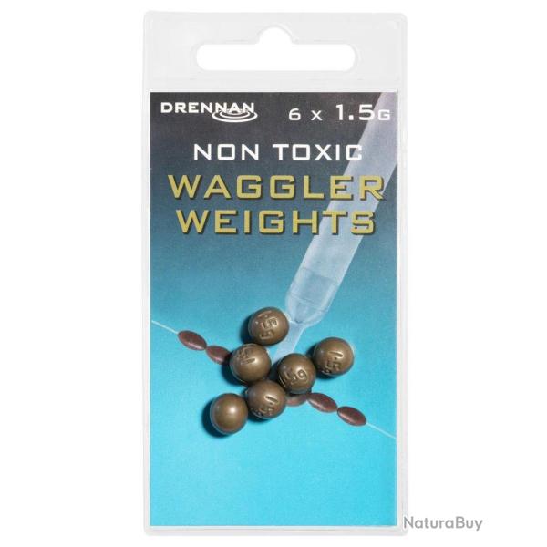 DRENNAN PLOMBS WAGGLER WEIGHT - NON TOXIQUES DRENNAN 1.50 gr