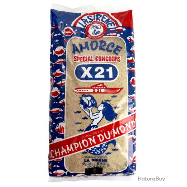 LA SIR�NE X21 AMORCE NATURE 850GR LA SIR�NE X21