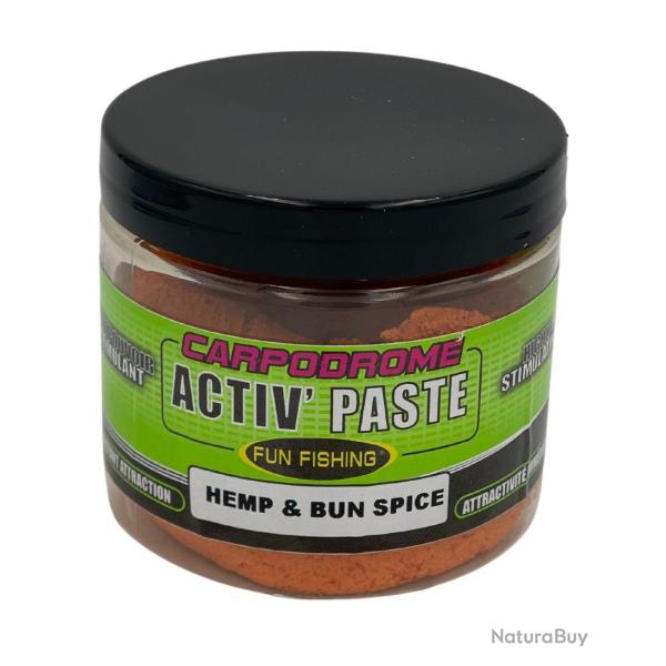 FUN FISHING ACTIV' PASTE HEMP & BUN SPICE 150GR FUN FISHING