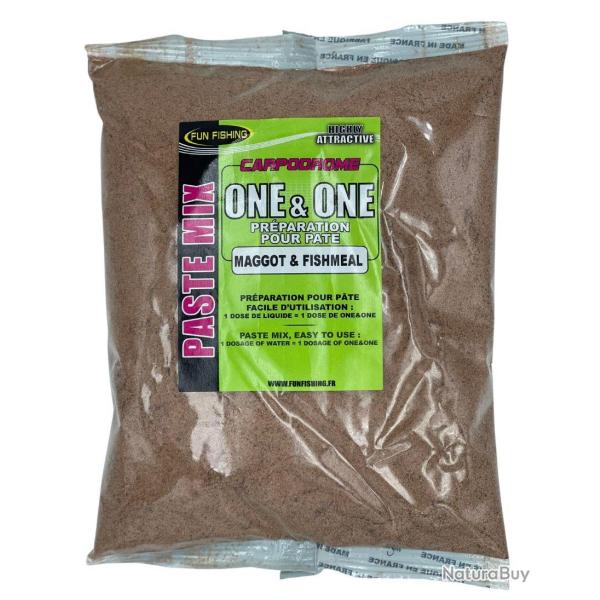 FUN FISHING P�TE ONE & ONE MAGGOT & FISHMEAL 500GR FUN FISHING
