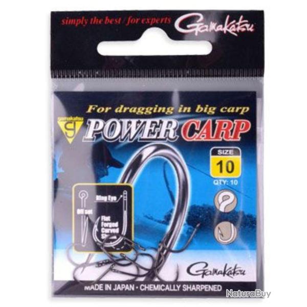 GAMAKATSU HAME�ON POWER CARP EYED BARBED GAMAKATSU 12