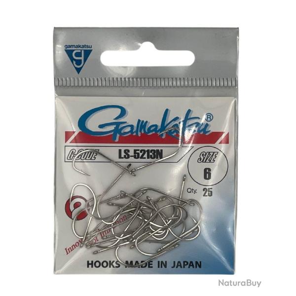 GAMAKATSU HAME�ON LS - 5213 NICKEL EYED BARBED GAMAKATSU 4