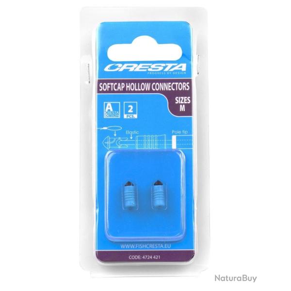 CRESTA �LASTIQUE SOFT CAP HOLLOW CONNECTORS CRESTA Medium Bleu