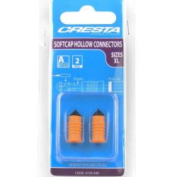 CRESTA ÉLASTIQUE SOFT CAP HOLLOW CONNECTORS CRESTA XLarge Orange