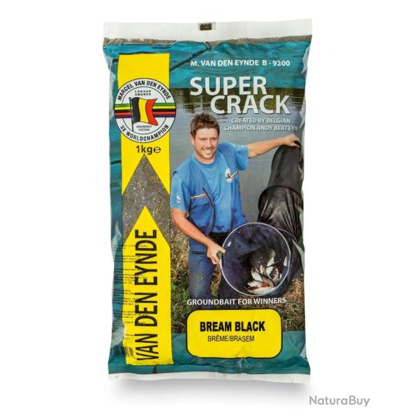 MARCEL VAN DEN EYNDE AMORCE SUPERCRACK BREAM - BRASEM - BR�ME BLACK 1KG