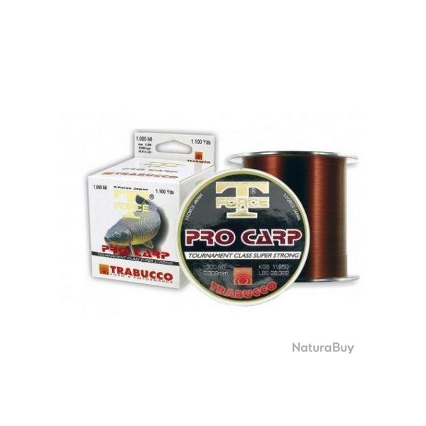 TRABUCCO FIL DE P�CHE NYLON T-FORCE PRO CARP 1000M TRABUCCO 0,25mm 1000m