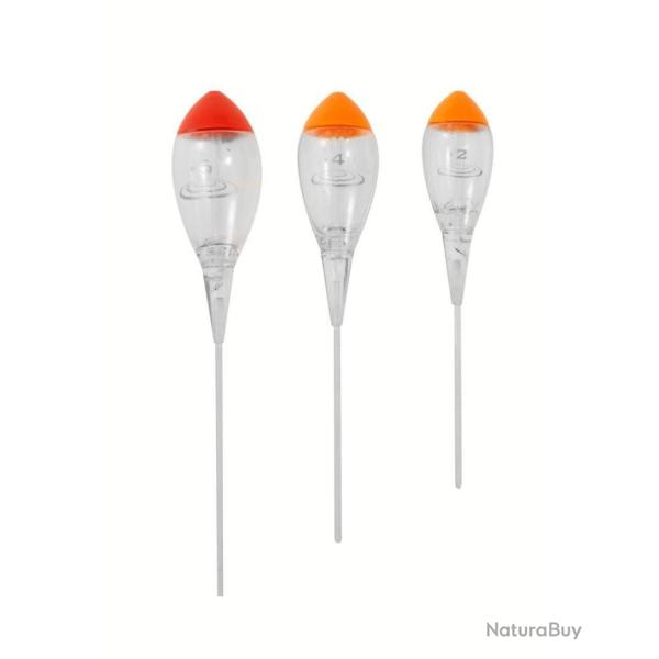 DRENNAN FLOTTEUR IN-LINE CRYSTAL DIBBER POLE FLOATS DRENNAN 0,20gr Orange