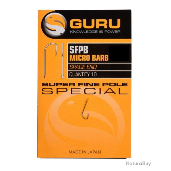GURU HAME�ON SUPER FINE POLE SPECIAL SPADE END BARBED GURU 18
