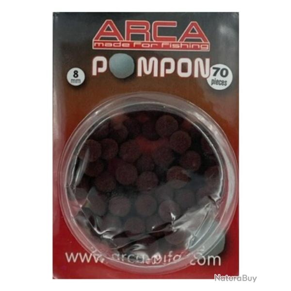 ARCA ESCHES ARTIFICIELLES POMPON 8MM 70 PI�CES ARCA Pellet