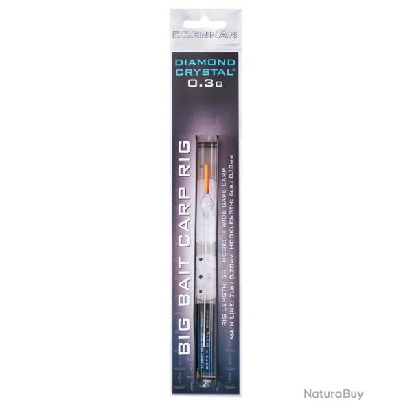 DRENNAN LIGNES MONT�ES BIG BAIT CARP POLE RIGS DRENNAN 0,30gr 3m 0,20mm