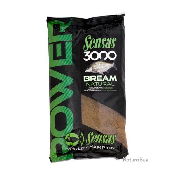 SENSAS AMORCE 3000 POWER BREAM NATURAL 1KG SENSAS