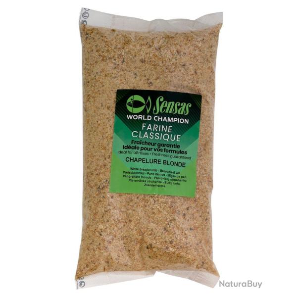 SENSAS FARINE CHAPELURE BLONDE 1KG SENSAS