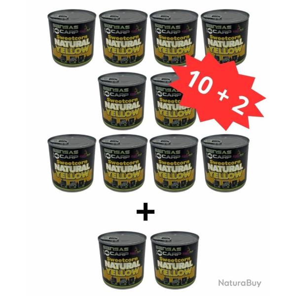 SENSAS MA�S BLIK NATURAL 285GR 10+2 GRATUIS SENSAS