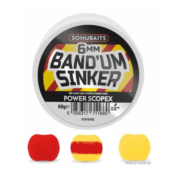 SONUBAITS BAND'UM SINKER POWER SCOPEX 45GR SONUBAITS 6mm
