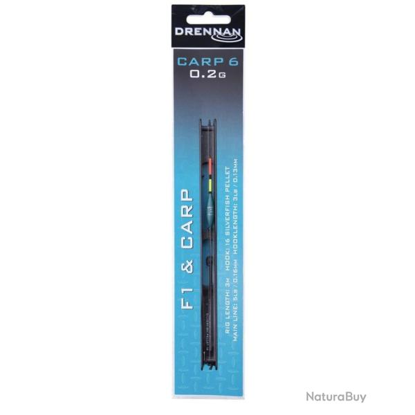 DRENNAN LIGNES MONT�ES CARP 6 F1 & CARP POLE RIGS DRENNAN 0,20gr 3m 0,16mm 16