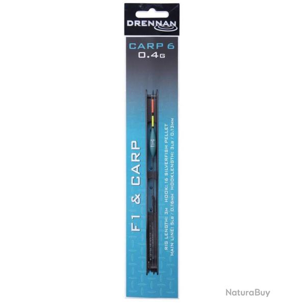 DRENNAN LIGNES MONT�ES CARP 6 F1 & CARP POLE RIGS DRENNAN 0,40gr 3m 0,16mm 16