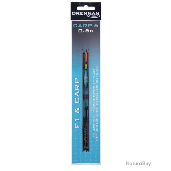 DRENNAN LIGNES MONT�ES CARP 6 F1 & CARP POLE RIGS DRENNAN 3m 0,16mm 16 0,60gr