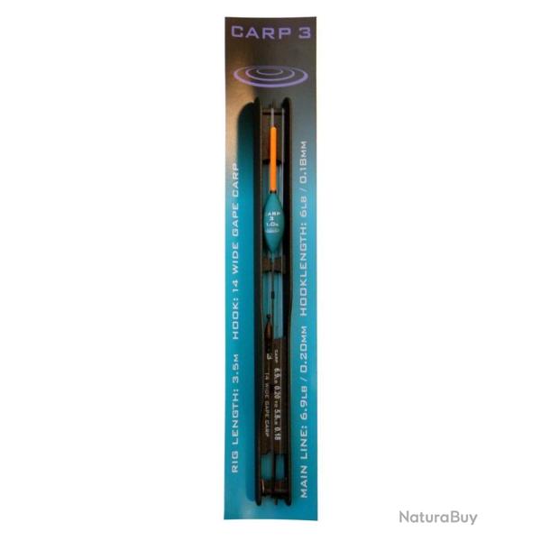 DRENNAN LIGNES MONT�ES CARP 3 POLE RIGS DRENNAN 0,20mm 14 0,80gr 3,50m