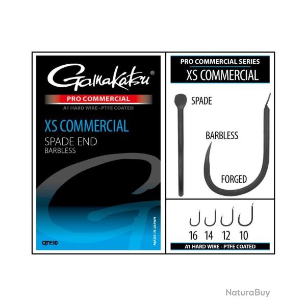 GAMAKATSU HAME�ON PRO COMMERCIAL XS METHOD EYED BARBLESS GAMAKATSU 8