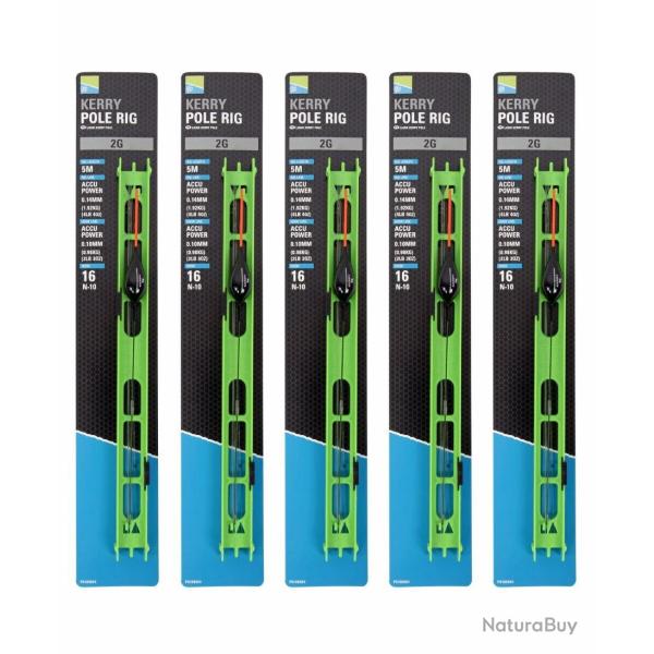PRESTON LIGNE MONT�E KERRY POLE RIGS PRESTONS 0,75gr