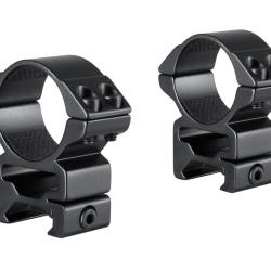 Hawke match Ring Mounts 30mm - HIGH - Double Screw - Picatinny/weaver