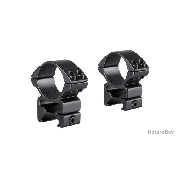 Hawke match Ring Mounts 30mm - HIGH - Double Screw - Picatinny/weaver