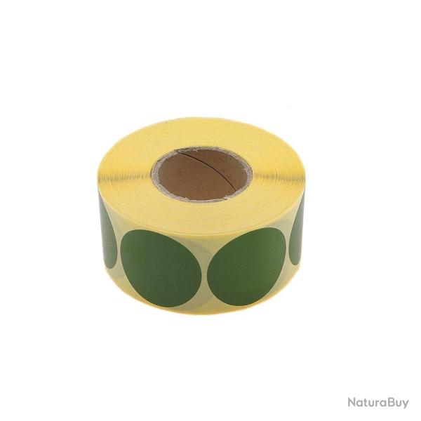 EEMANN TECH CIBLES PASTILLES - VERT - GREEN - 40MM X 1000PCS.