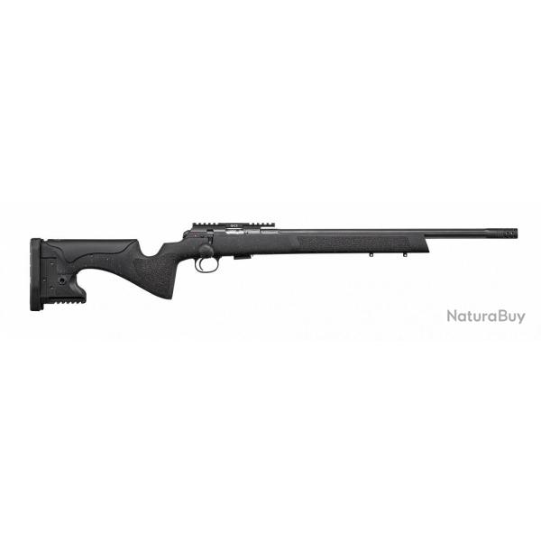 Carabine  verrou CZ 457 LONG RANGE PRECISION (LRP) BLACK - Cal .22LR - Canon lourd 20 filet 1/2