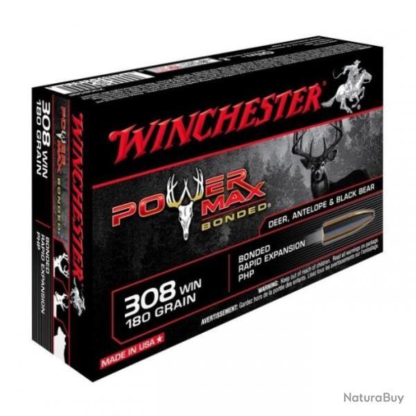 1 Boite de Balles 308 Winchester Power Max Bonded 180gr
