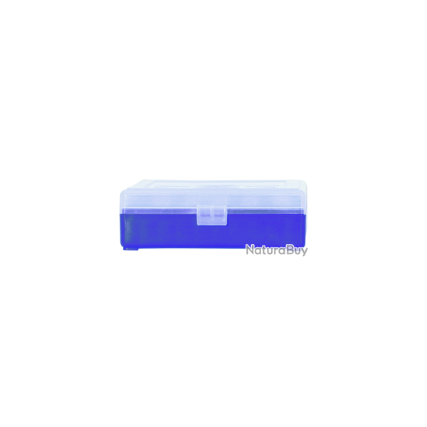 Bo�te de rangement Megaline transparent - Bleu / 9 mm / 100