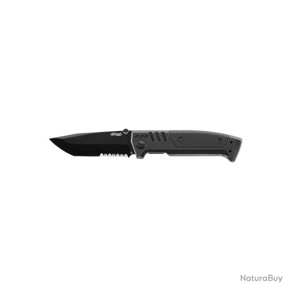 Couteau pliant Walther PDP Tanto Folder - Crant� - Noir