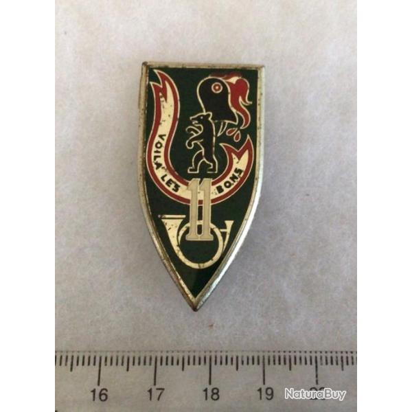 FRANCE ABC ARME BLIND�E CAVALERIE - insigne 11� Groupe d'Escadrons de Chars Moyens Drago (1028)