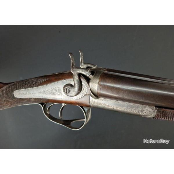 FUSIL DE CHASSE PURDEY CALIBRE 12 /65 - 76.5CM VERS 1870 - ROYAUME UNI XIX Trs bon  Royaume-Uni XI