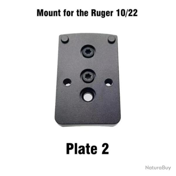 Embase montage pour point rouge pour Ruger 10/22 - Mod�le 2