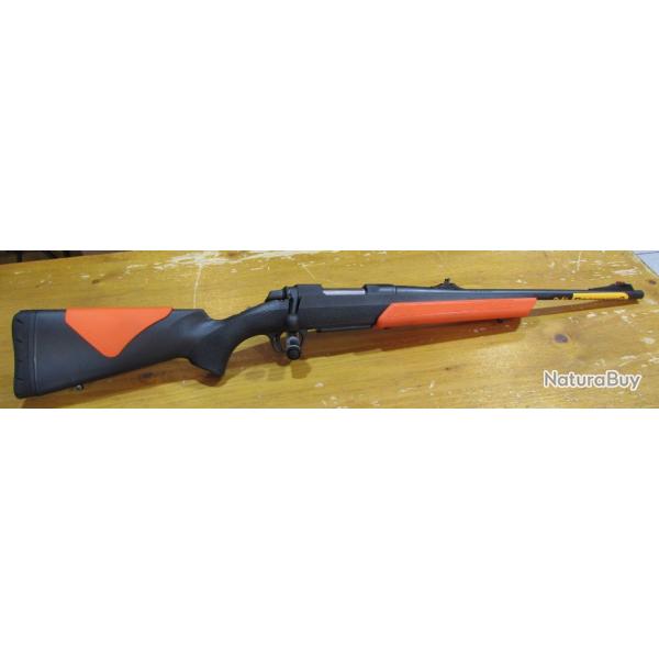 Carabine a Verrou Browning A-bolt III + tracker 47cm cal 30-06 avec crosse orange et noir