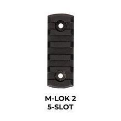 Rail PICATINNY 5 slot - Fixation M-LOK - Polym&egrave;re - Marque Saber Gears