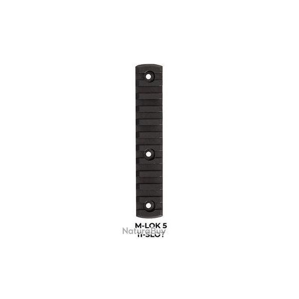 Rail PICATINNY 11 slot - Fixation M-LOK - Polym�re - Marque Saber Gears