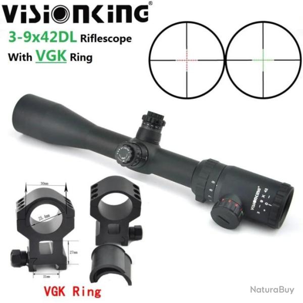 Visionking Lunette De Vis�e 3-9X42 DL Paiement en 3 ou 4 fois - LIVRAISON GRATUITE !!!