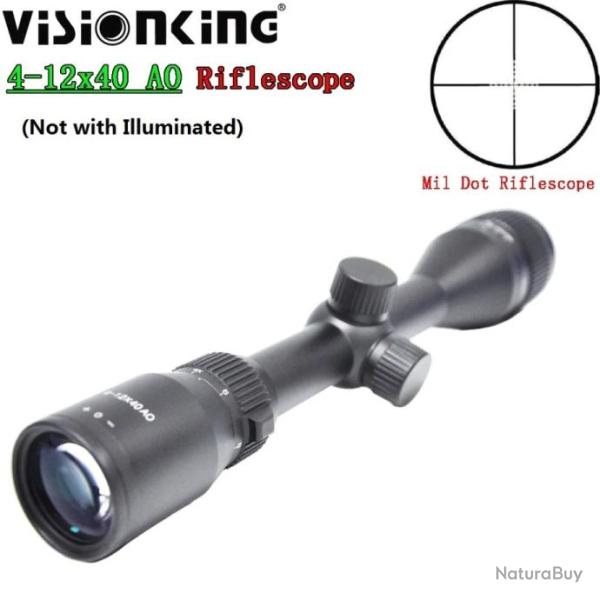Visionking Lunette De Vis�e 4-12X40 AO Paiement en 3 ou 4 fois - LIVRAISON GRATUITE !!!