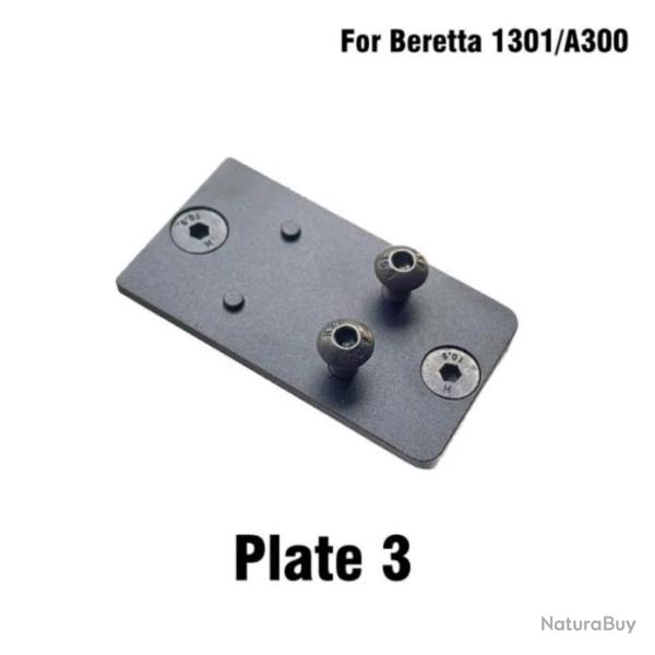 Embase montage pour point rouge pour Beretta 1301, A300 Patrol - Mod�le 3