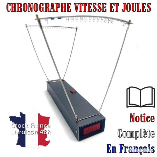 Chronographe balistique avec notice fran�aise compl�te - Envoi rapide depuis la France