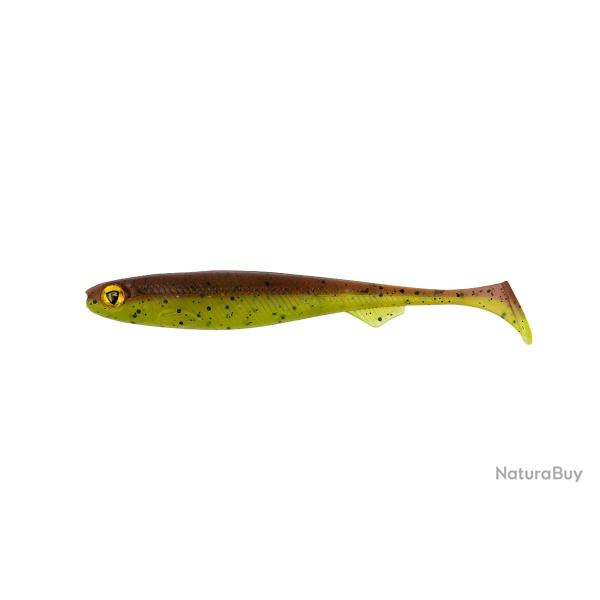 Leurre Souple FOX RAGE Slick Shad 13cm � l'unit� Green Pumpkin