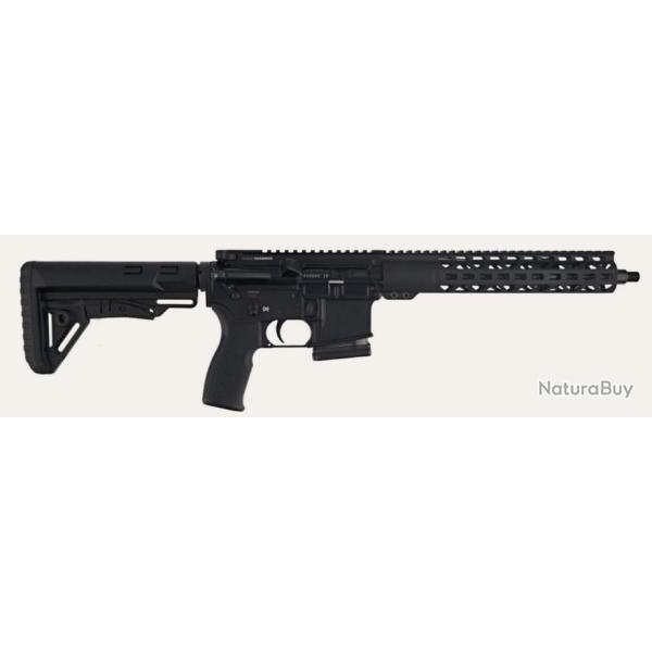 CARABINE SEMI-AUTOMATIQUE LEGACY ARMAMENT AR15 - CALIBRE 223 REM - CANON 7.5.5" + VISEE ESCAMOTABLE