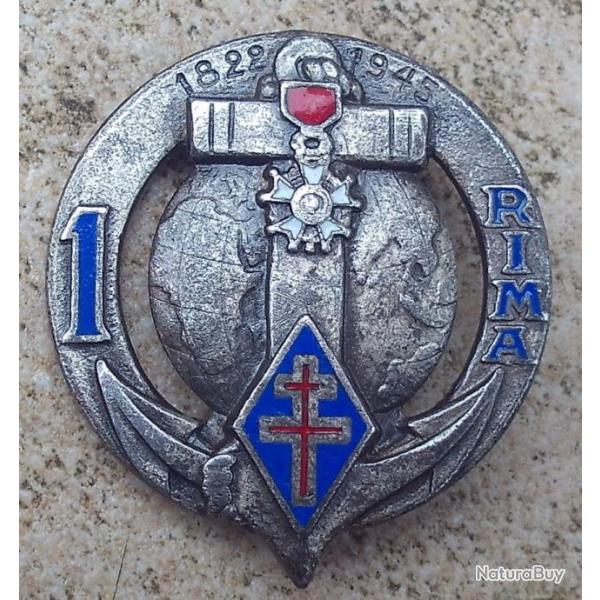 1� R.I.M.A, �mail, bleu, guilloch�, homologation circulaire droite