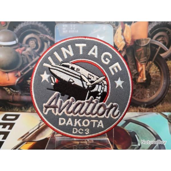 Patch brod�  Vintage Dakota DC3  85 mm END