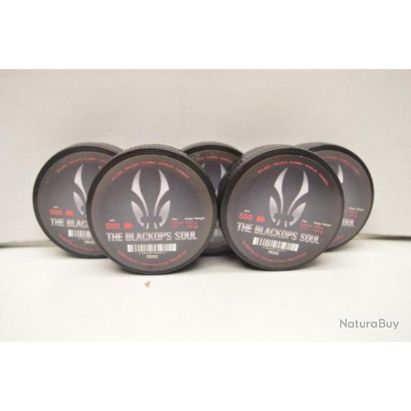 5 boites de plombs black ops soul pointu