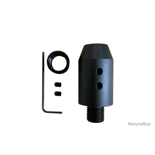 Adaptateur silencieux 1/2 UNF pour canon non filet� - Diam�tre aux choix et livraison gratuite