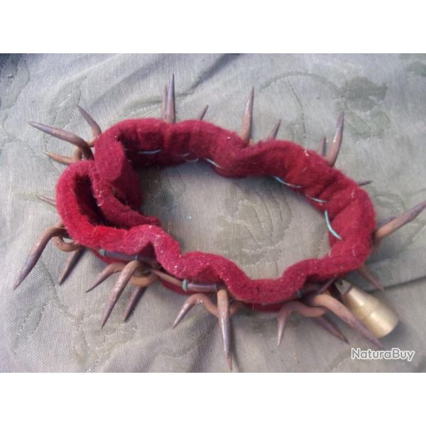 collier anti-loup pour chiens de berger annes 40 - 50