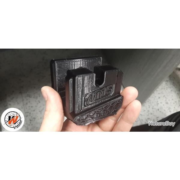 Pr�sentoir en ABS permettant l'accroche d'un AR15 / M4 / M16  5.56mm sur le mur - 1 unit� - Print3D